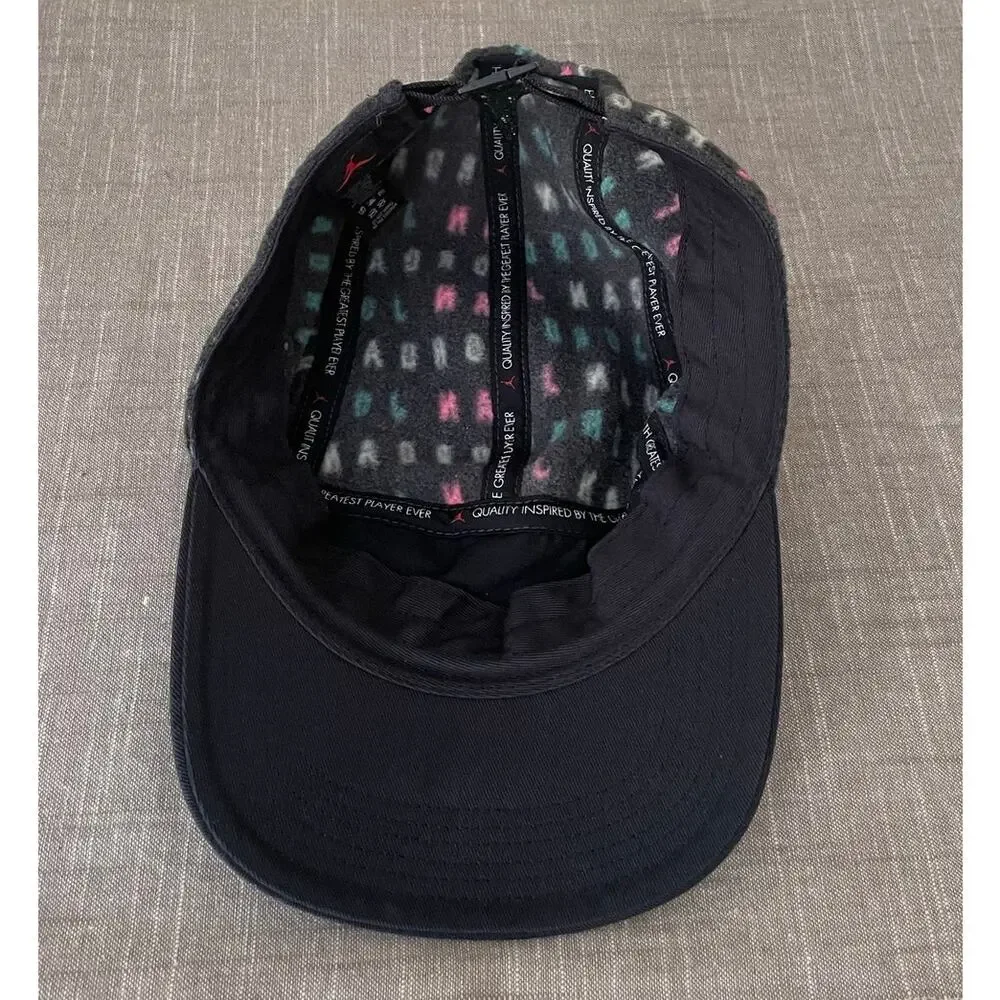 Jordan Sport DNA AW84 Unisex OS Black Fleece 5 Panel Cap